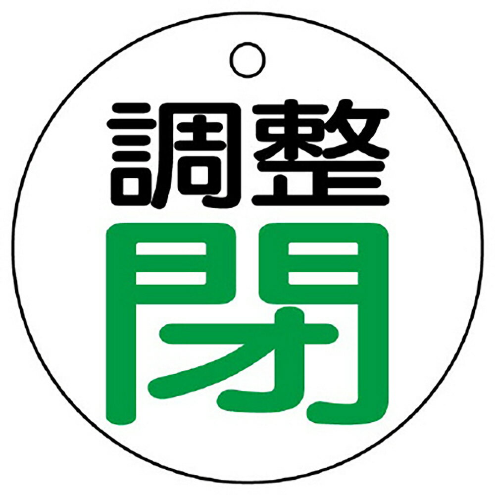 Rakuten - ユニット(UNIT)【856-02】バルブ開閉表示板　調整閉・白地