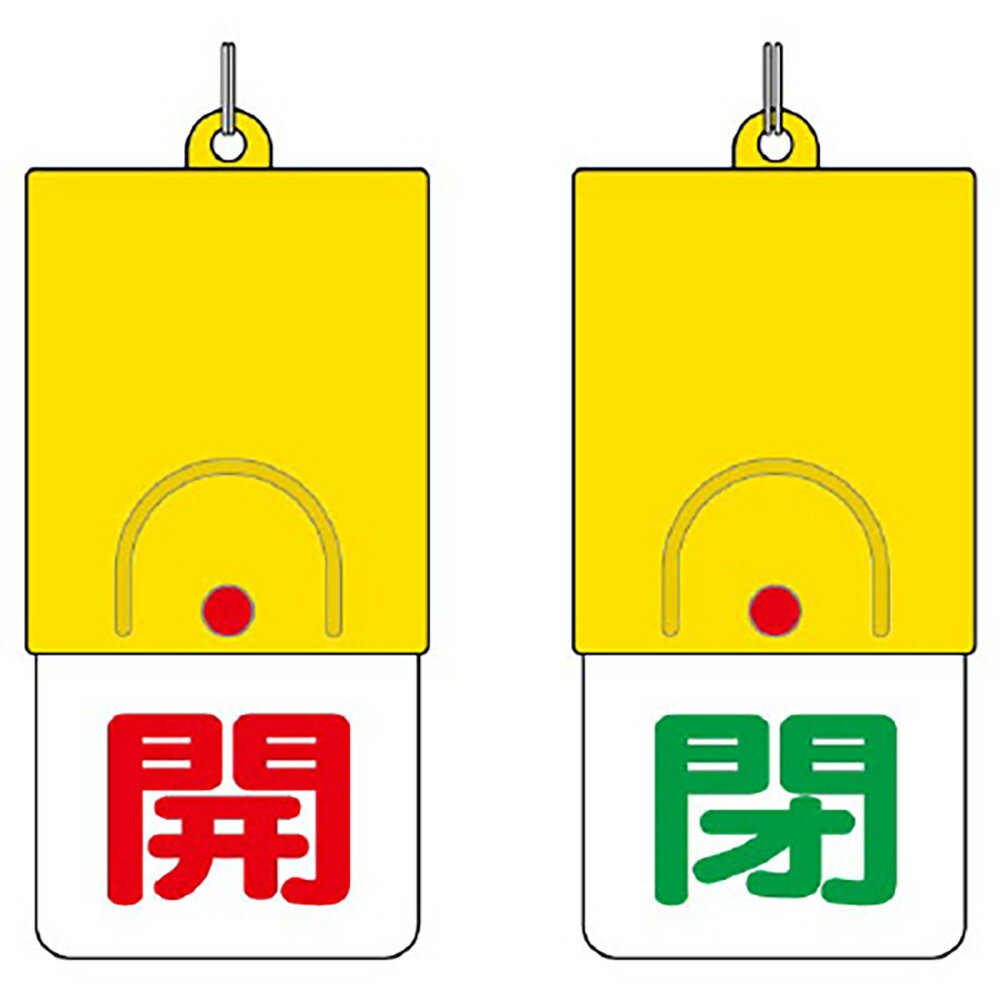 Rakuten - ユニット(UNIT)【857-32】回転式両面表示板　開：赤文字　閉：緑文字