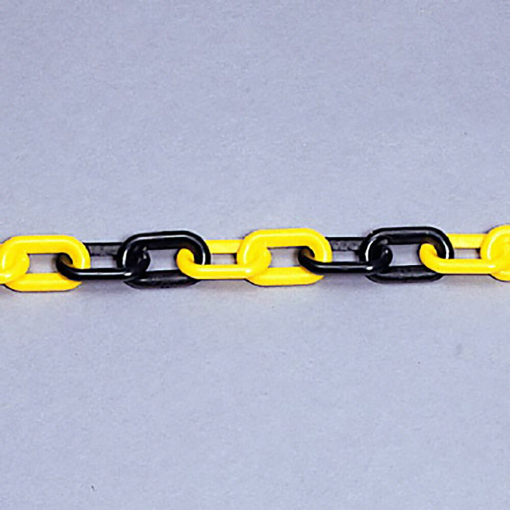 ユニット(UNIT)【871-245】プラスチックチェーン　黄／黒　5m(4.0)