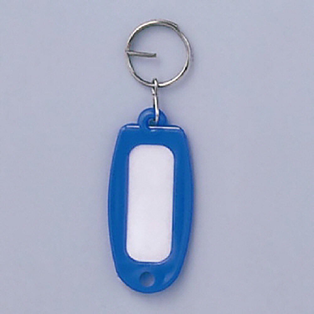 【サイズ】60×27×3mm厚【材　質】ABS樹脂※送料、納期は数量により変わる場合がございます。　詳細はメールにてお送りします。ユニット(UNIT)【877-80】カラーネームタッグ　ブルー　10個1組