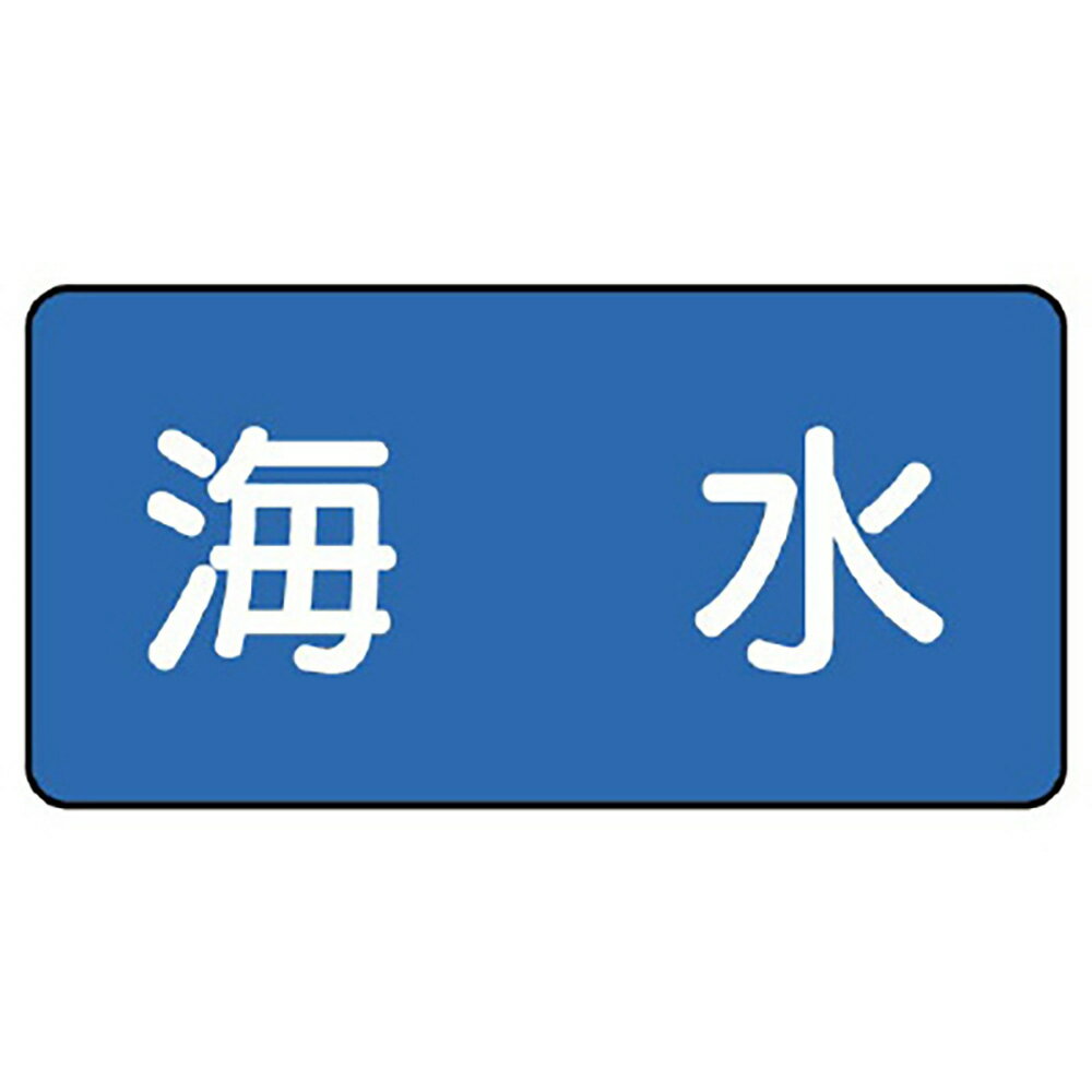 ユニット(UNIT)【AS-1-3S】配管ステッカー　海水（小）