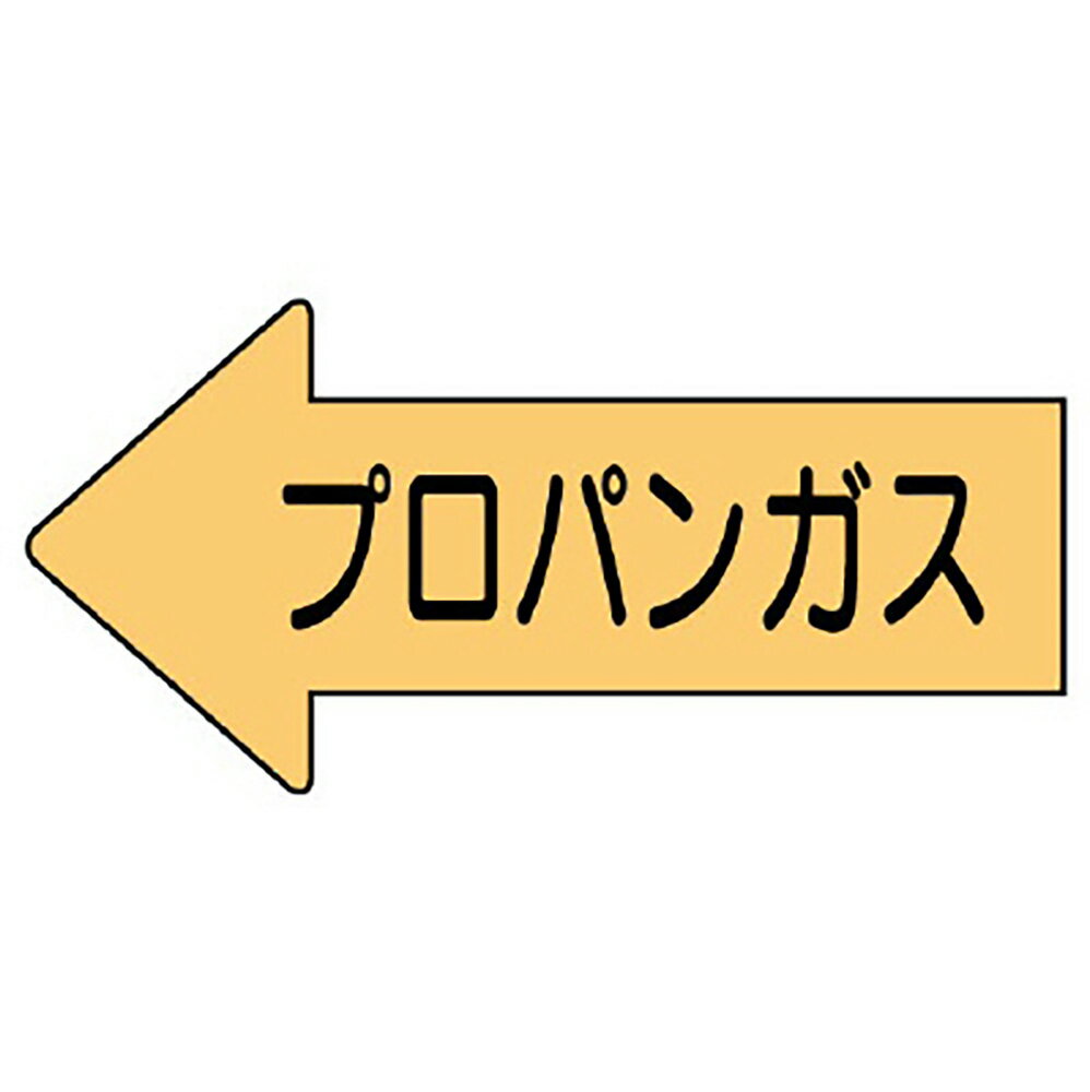 ユニット(UNIT)【AS-33-2M】配管ステッカー左方向表示プロパンガス・中