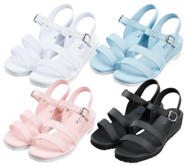 ナースシューズ(サンダル)医療 レディースナース 女性ホワイト/ブラック/ブルー/ピンク