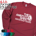 ドライロンT 長袖Tシャツ ロンT アメフト クラブ 部活 サークル チーム ユニフォーム トレーニングウェア 練習着 応援着 移動着 ドライ 速乾 吸収 薄手 メッシュ UVカット ポリエステル100% 引退 卒部 入学 プレゼント 名入れ チーム名 CUTDLTB-AM1