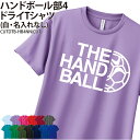 ドライTシャツ ハンドボール Tシャツ 半袖 クラブ 部活 サークル チーム 練習着 トレーニングウェア 卒団 入学 卒業 入部 卒部 記念 記念品 プレゼント...