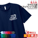 【20枚以上購入限定価格】ドライTシャツ ラクロス Tシャツ 半袖 背番号 クラブ 部活 サークル チーム 練習着 トレーニングウェア 入学 卒業 入部 卒部 記念品 プレゼント ドライ 速乾 吸収 薄手 メッシュ UVカット ポリエステル 名入れ おそろい CUTDTB20-LA1