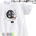 Tシャツ バレーボール バレー 練習着 オリジナルTシャツ おもしろ練習着 クラブ 部活 会社 ユニフォーム チーム 白 オリジナル 名入れ トレーニングウェア TB-VB1 その1