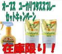 オーブス数量限定キャンペーン!送料無料! ユーカリプタススプレーボトル330ml×1本+詰替え600ml×2袋セット