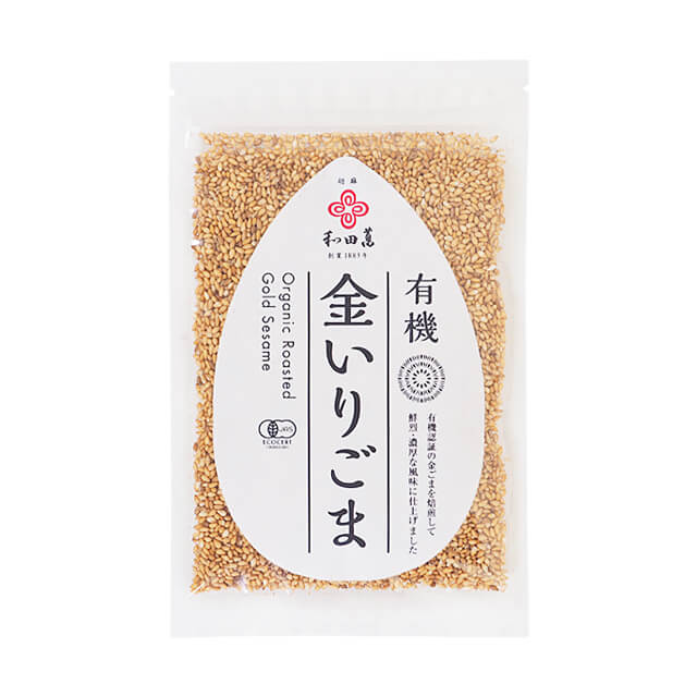 和田萬 有機金いりごま 50g