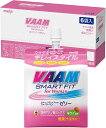 送料無料！1ケースでお買い得！明治 ヴァーム(VAAM) スマートフィット for Woman ゼリー キウイ風味 180g×6個×4箱