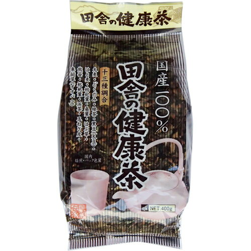 商品説明文 田舎の健康茶 は、野草にこだわったどくだみ茶です。国産原料で限られた原料を使用しています。お体のリフレッシュにご愛飲ください。ホットでもアイスでもおいしく召し上がれます。 各原料の豊不作により、配合比を変更する場合があります。 使用方法 本品一つまみ(約15g)を、土びん1〜1.5Lにいれて、普通の要領で熱湯を注いでください。お好みの濃さになれば出来上がりです。暑い季節には冷やして冷用茶として、また麦茶のかわりにご愛飲ください。 ・お茶の出始めは野草が先に抽出され、その後から穀類が抽出されるため、時間が経つと味が変わってきます。 注意事項 配合中の原料は、山野に自生している野草も使用しておりますので、たまに異物が混入している場合があります。弊社独自の選別機にて厳重に選別してありますが、万一混入の場合は取除いてご使用ください。 各原料の豊不作により、配合比を変更する場合があります。 ご注意 開封後は、商品の劣化や異物、虫等の混入を防ぐため、茶缶などの密封容器に入れて保存し、なるべく早めにお召し上がりください。 本商品は、そばを加工している工場で製造しています。 熱湯をご使用の場合は十分ご注意ください。 保存方法 高温多湿を避けて冷暗所で保存してください 原材料 大麦 どくだみ 緑茶 黒豆(大豆) はと麦 枸杞葉 桑葉 はぶ草 熊笹 車揃草(オオバコ) 枇杷葉 浜茶 玉ねぎ皮「田舎の健康茶 400g」は、野草にこだわったどくだみ茶です。国産原料で限られた原料を使用しています。お体のリフレッシュにご愛飲ください。ホットでもアイスでもおいしく召し上がれます。 *各原料の豊不作により、配合比を変更する場合があります。