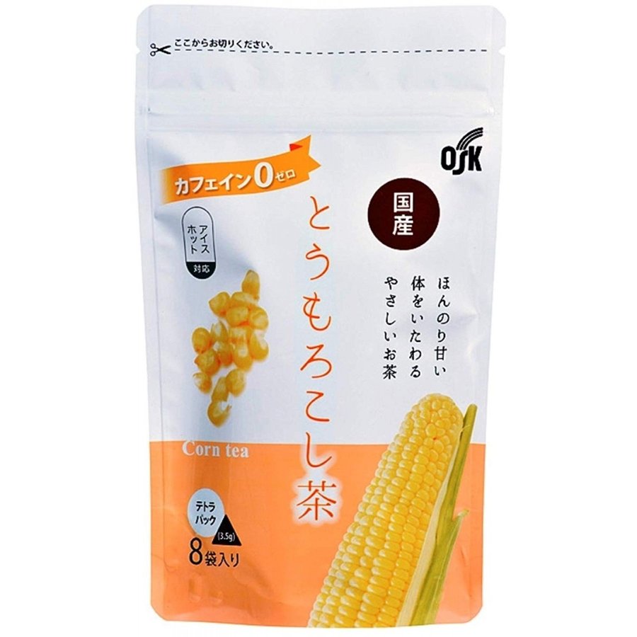 本品は、国産のとうもろこし100%を香り良く焙煎し、ほんのり甘い風味のお茶に仕上げました。 カフェインゼロですので、日々のお身体の美容と健康維持にお役立てください。 【原材料】 とうもろこし（非遺伝子組み換え） 【お召し上がり方】 ●ホットの場合 テトラパック1袋に対し約500mLの熱湯を注ぎ、5分程経ちましたらテトラパックを取り出してください。 ●アイスの場合 テトラパック1袋に対し約500mLの水を注ぎ、冷蔵庫で2時間程冷やしてからテトラパックを取り出してください。 ●マイボトルの場合 ボトルにテトラパック1袋を入れ、約300mLの熱湯を注いでください。 5分程経ちましたらテトラパックを取り出してください。 【注意事項】 ・本商品は、そばを加工している工場で製造しております。 ・万一、体質に合わない場合は飲用をお控えください。 ・熱湯をご使用の場合は十分ご注意ください。 ・調理機器の近くなど、高温になる場所を避けて保管してください。 ・開封後はチャックをしっかりと閉めて保存し、お早めにお召し上がりください。 【お問合せ先】 小谷穀粉 781-8104 高知県高知市高須1丁目14-8 088-883-3807