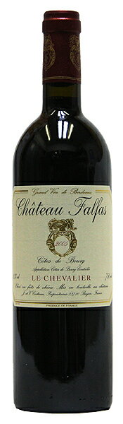 シャトー・ファルファ・レ・シュヴァリエール[2010](赤ワイン)750ml ボルドー コート・ド・ブール CHATEAU FALFAS LE CHEVALIER