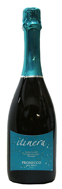 【イティネラ】プロセッコ トレヴィーゾ ブリュット NV (スパークリングワイン) 数量限定 750ml イタリア ITYNERA PROSECCO TREVISO DOC BRUT