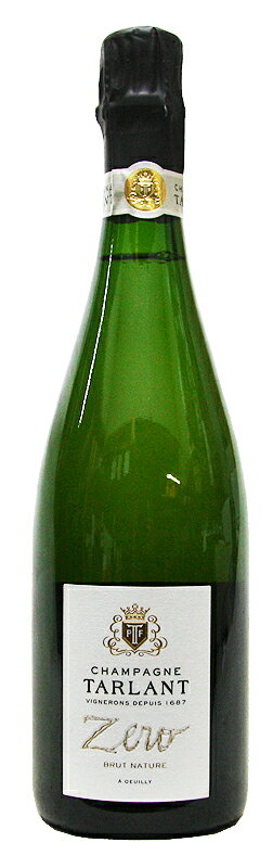 【タルラン】ブリュット・ナチュレ・ゼロ[NV](スパークリングワイン)[375ml][ハーフボトル][フランス][シャンパーニュ][シャンパン][辛口]