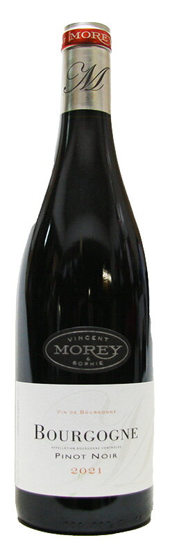 ボディ ライト フル 味わい 辛口 甘口 タイプ キレ コク Vincent et Sophie MOREY Bourgogne Pinot　Noir 生産国 　フランス　 容量 　750ml 生産地 　ブルゴーニュ ヴィンテージ 　2021年 種類 　スティルワイン アルコール度数 　13% 生まれるのは豊かな果実味にミネラルが合わさる口当たりのよいワイン。 アペラシオン、テロワールの異なりも明確で、さらにグラン・クリュやプルミエ・クリュなどの上位の銘柄だけでなく、ヴィラージュにレジオナルといったクラスの水準が高く、カリテ・プリなものが多い。 最近、ドメーヌの世代交代が散見されるが、このヴァンサン・エ・ソフィー・モレのように新進といってもほとんどベテランの域に達しているドメーヌも少なくなく、安心して愉しめるワインが多いのは嬉しい限りである。 「シャサーニュ・モンラッシェ村の名門モレ一族クロード・モレの直系の子孫『ベルナール・モレ』より畑を引き継いだ、サラブレッドというべき生産者」 こちらはスタンダードなACブルゴーニュ。 生き生きとした赤系果実と程よいフローラルなアロマがよく広がります。 とても親しみやすいブルゴーニュです。 ぶどう品種 (セパージュ) ピノ・ノワール100%