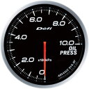 デフィ(Defi) アドバンスBFメーター60φホワイトモデル 油圧計