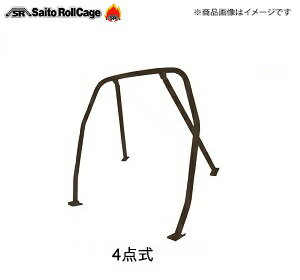 楽天K-ワークス　楽天市場店SAITO ROLLCAGE【サイトウロールケージ】40φ『クロモリ製』 [リア4点式]ロードスター NA・NB ※幌・ハードトップ兼用タイプ