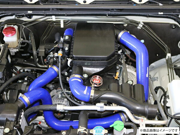 アールズ R's RRP 強化シリコンパイピングキット 5本セット ジムニー JB64W カラー:ブルー/ブラックよりご選択ください