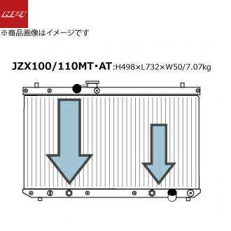 HPI エッチピーアイ アルミラジエター マークII クレスタ チェイサー JZX100 1JZ-GT 96/09～04/10 ※MT/AT共通EVOLVE Right SH Series 「エヴォルブ ライト SHシリーズ」