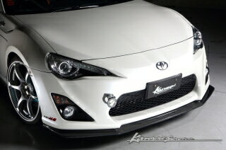 Kansaiサービス カーボンフロントリップTOYOTA 86 ZN6 12/04-16/07 前期型専用※マイナーチェンジ後(16/08-) 装着不可