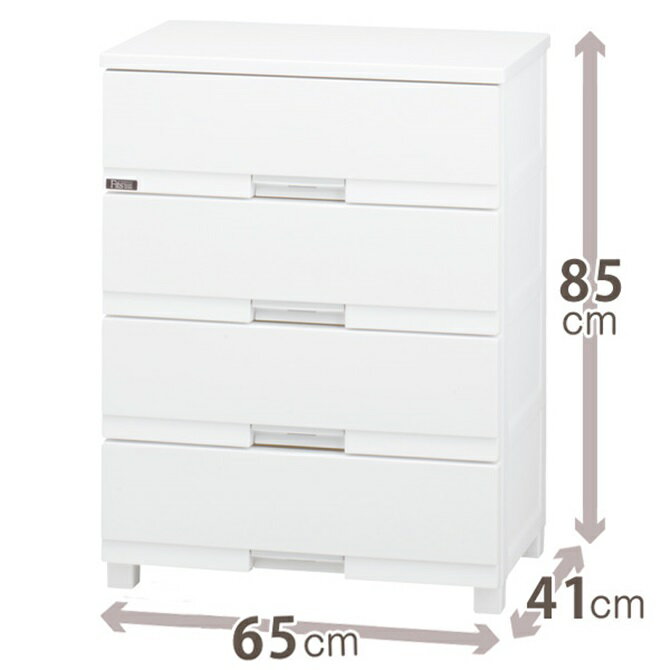 ●★ 天馬 リビングチェスト 4段 幅65×奥行41×高さ85cm フィッツプラスプレミアム FP6504 セラミックホワイト 白 tenma fits フィッツ 衣類収納 おしゃれ 多段チェスト 衣類 洋服 ウッドトップチェスト タンス リビング 多段収納 収納ケース チェスト