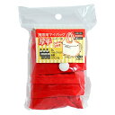 大和物産 携帯用厚手マイバッグ レッド×柄 60259 エコバック コンパクト 携帯 レジ袋 ショッピングバッグ
