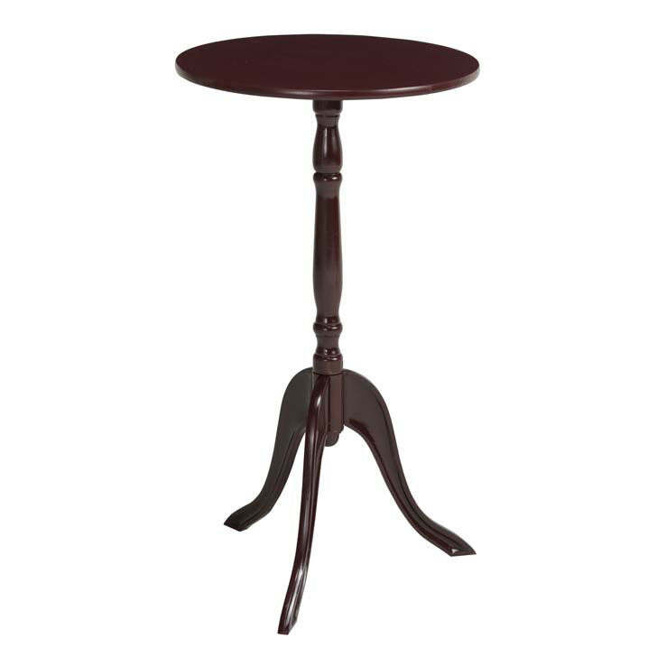 ■永井興産 クラシックサイドテーブル DBR ダークブラウン CTN-3030 DBR ナイトテーブル ミニテーブル ソファ ベッド 丸 ラウンド シンプル おしゃれ 軽量 飾り台 カフェテーブル