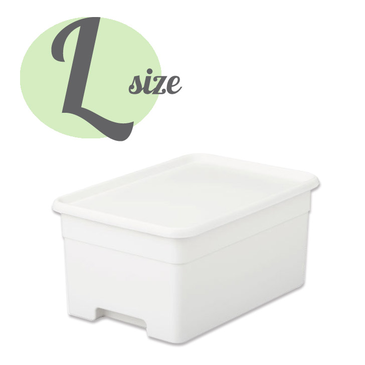 onbox (オンボックス) モノトーン 収納 収納ケース サンカ オンボックス L squ+ ホワイト OB-LWH キッチン リビング おもちゃ コスメ 小物 押入れ クローゼット ふた付き 収納ボックス プレゼントにものサムネイル