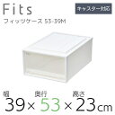 【SALE】収納ケース Fits 天馬 フィッツケース クローゼットM-53 収納ボックス 衣類収納 寝室 ホワイト 白 クリア カプチーノ ベージュ スタッキ...