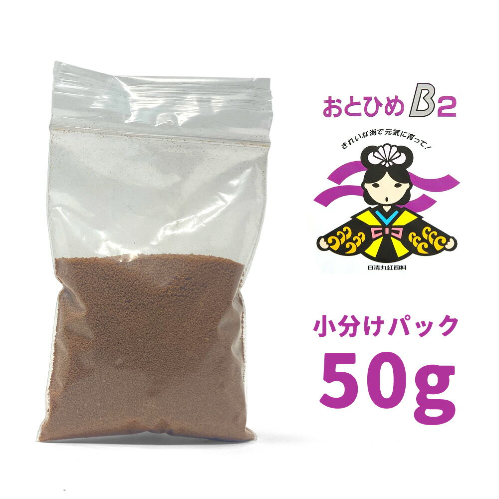 メダカのエサ おとひめ B2 50g 小分けパック めだかのごはん 餌 日清丸紅飼料 送料無料