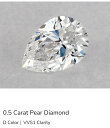 ダイヤモンドリング 【ダイヤモンドリング】ダイヤモンド ダイアモンド ルース 0.5ct リング 指輪 大粒 ペアシェイプ ダイアモンドリング マリッジリング 婚約指輪 プロポーズ オーダーリング しずく 雫 ドロップ オーバル 楕円 ファンシーシェイプ ペアー 結婚 記念日ギフト 記念日プレゼント