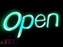 OPEN オープン GREEN 緑 LED 3D ネオン看板 ネオン コーヒー 店舗用 アメリカン雑貨 看板 ネオン管