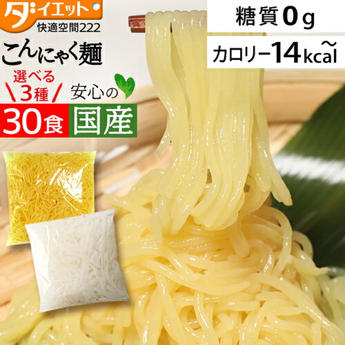 こんにゃく麺 替え玉 選べる30食セット ダイエット食品 こんにゃくラーメン 替え玉 低糖質麺 こんにゃく ダイエット食品 糖質制限 焼きそば 低糖質 ラーメン パスタ タイプ 【221000-30】