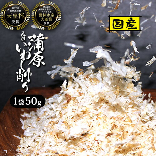 いわし 削り節 蒲原 50g 国産 食塩不使用 天皇杯受賞 農林水産大臣賞 お試し お土産 和食 和風 出汁 だし 美味しい 濃厚 良質 特産 いわし削りぶし いわし削り節 鰯 イワシ 削り 旨み ふわふわ やわらか ふりかけ トッピング 【メール便送料無料】 【325217】