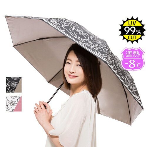 折りたたみ 日傘 大きい サイズ 直径101cm 遮光 遮熱 -8℃ 紫外線 uvカット 99％ 花