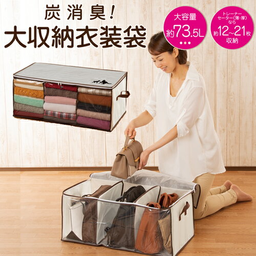 収納ケース 不織布 奥行35 幅25 炭入り消臭 仕切り 収納ボックス 布 炭入り バッグ収納 押入れ収納 衣装ケース 収納ボックス フタ付き ネコ柄 折りたたみ 押し入れ収納 クローゼット 収納 ケース 整理 整頓 消臭 衣替え 衣類収納袋 衣類収納【328385】