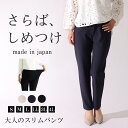 婦人服 レディースパンツ 動きやすい 春 ストレッチ スリム パンツ レディース 楽 細見え ミセス 若見え おしゃれ 女性 S M L LL 3L 4L やわ...
