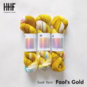 Hedgehog fibres（ヘッジホッグファイバーズ） Sock yarn Fool 039 s Gold (フールズゴールド) 毛糸 手染め糸 ソックヤーン 編み物 編物 ☆ヘッジホッグファイバーズ