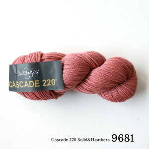 Cascade(カスケードヤーン) 220 Solid&Heathers 9681 毛糸 手編み 手あみ 編み物☆カスケードヤーン