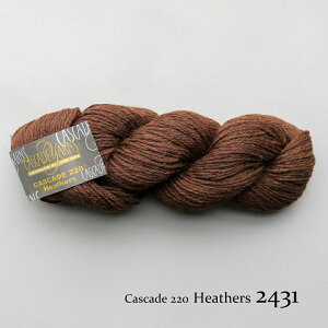 Cascade(カスケードヤーン) 220 Solid&Heathers 2431 毛糸 手編み 手あみ 編み物☆カスケードヤーン