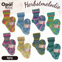 毛糸 Opal Herbstmelodie 4-ply（オータムメロディ） 4本撚り 11120, 11121, 11122, 11123, 11124, 11125, 11126, 11127靴下用毛糸 2021秋冬コレクション 秋 冬 編み物 あみもの てあみ かぎ針 棒針 ニット 手編み 編み物 手芸 ハンドメイド 手作り