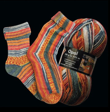 毛糸 Opal オパール 靴下用毛糸 Hundertwasser 1430てあみ かぎ針 棒針 ニット 手編み 編み物 手芸 ハンドメイド 手作り