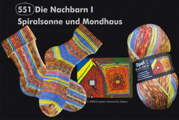 毛糸 Opal オパール 靴下用毛糸 Hundertwasser 2100てあみ かぎ針 棒針 ニット 手編み 編み物 手芸 ハンドメイド 手作り