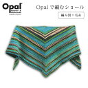 Opalで編むショール 毛糸とレシピのセット