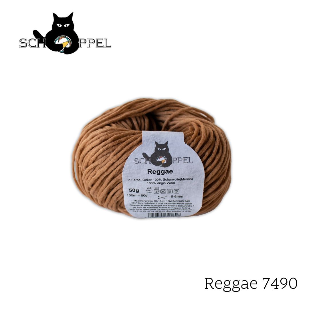 ショッペル SCHOPPEL 毛糸 Reggae （レゲエ）7490 ドイツ製 編み物 手編み ハンドメイド☆ショッペル