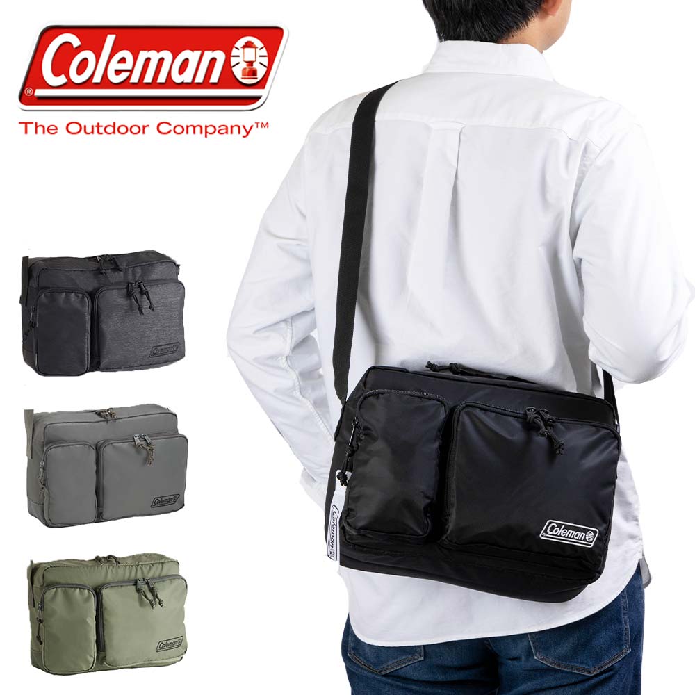 コールマン ショルダーバッグ メンズ 【P最大29倍 | お買い物マラソン】 コールマン ショルダーバッグ Coleman WALKER SHOULDER ショルダーバック メンズ レディース ショルダー 斜めがけ 斜め掛け スクエア おしゃれ 人気 通学 通勤 ブランド 大きめ 大人 ウォーカーショルダー