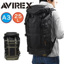 アビレックス リュック AVIREX バッグ A3 25L アヴィレックス メンズ レディース リュックサック バックパック リックサック スポーツリュック ブランド 人気 大容量 男性 通学 スポーツ ミリタリー AX3001