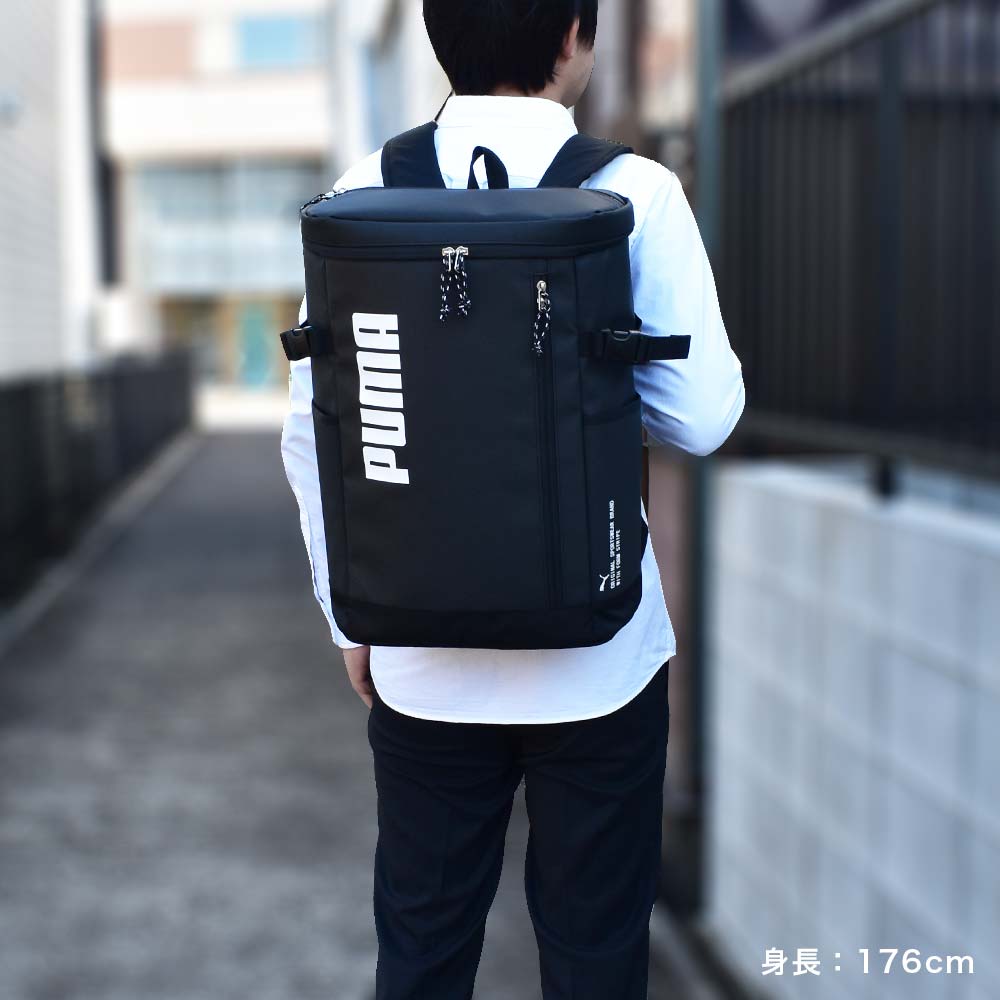 【ポイント最大33倍 | 9/10まで】 PUMA リュック プーマ 30L A3 メンズ レディース ボックス型 大容量 通学 リュックサック バックパック リックサック 通学リュック ボックスリュック ブランド 人気 大きめ 男子 女子 高校生 中学生 J20156