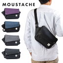 MOUSTACHE ショルダーバッグ メッセンジャーバッグ サコッシュ ムスタッシュ メンズ レディース 斜めがけ 斜め掛け ブランド 人気 軽量 大人 男性 かっこいい おしゃれ コンパクト 小さい 30代 40代 50代 BOY-0305